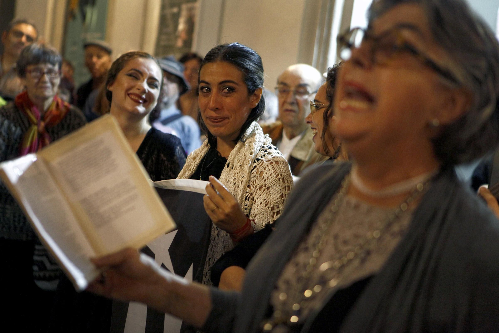 Un momento de la representación de 'Hij@s de Bernarda'.