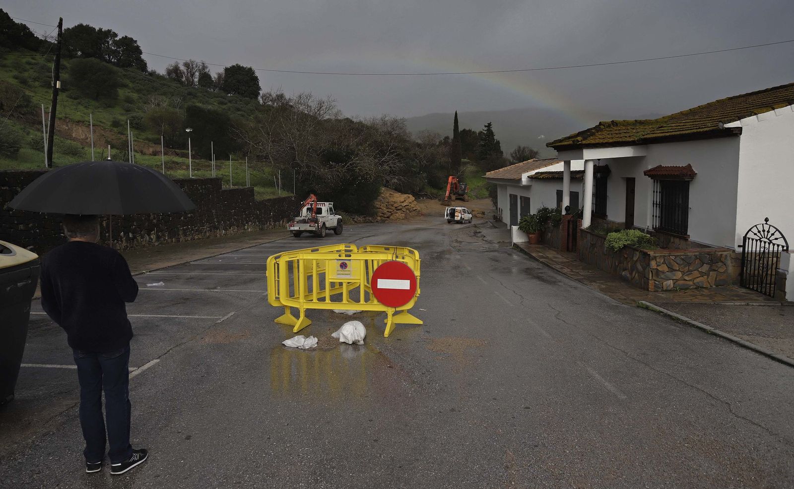 Fotos de los desperfectos provocados por las borrascas en Jimena de la Frontera
