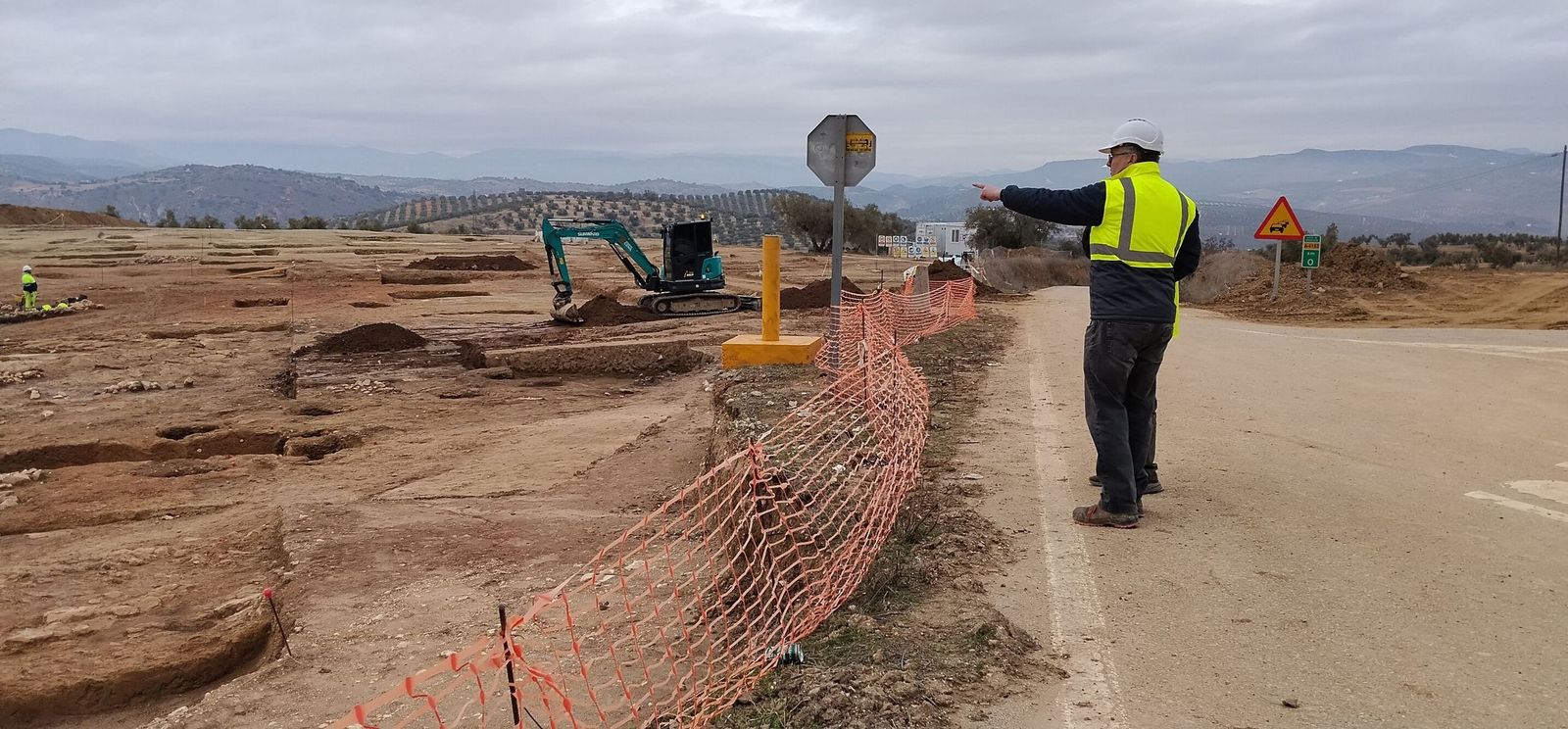 Obras en la Variante de Loja en el tramo de Riofrío