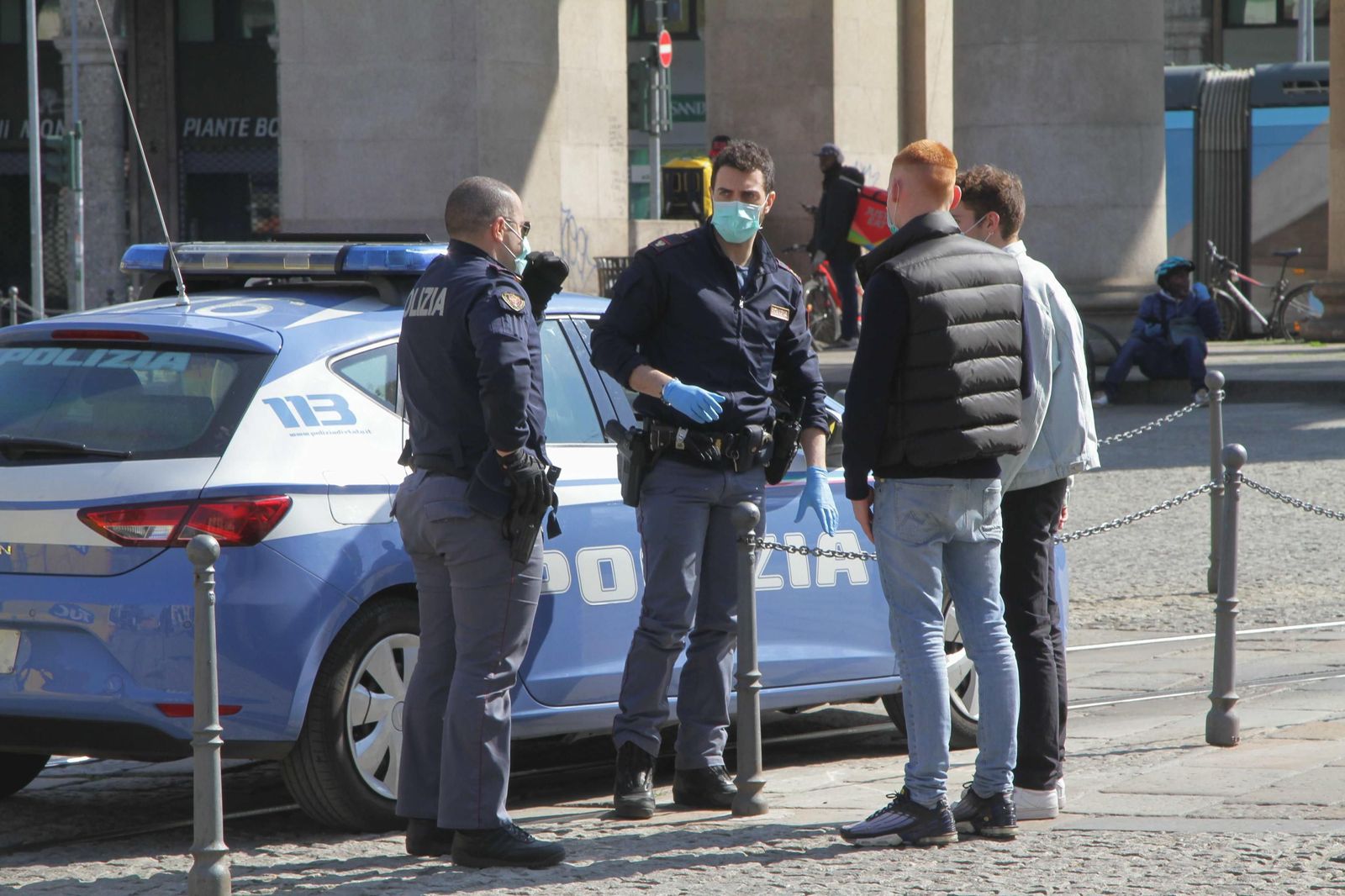 Control policial en Italia