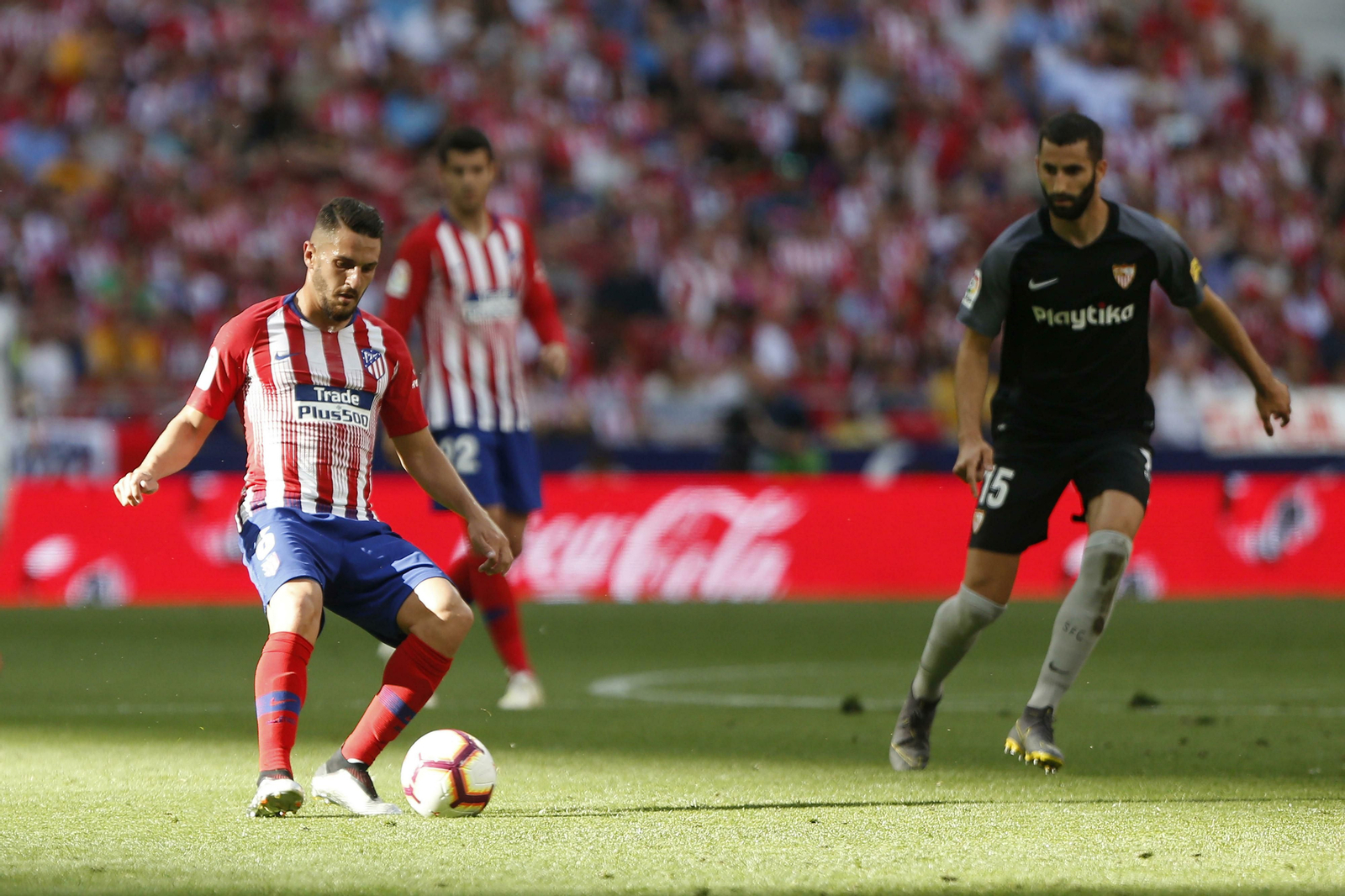 El Atlético de Madrid-Sevilla FC, en imágenes