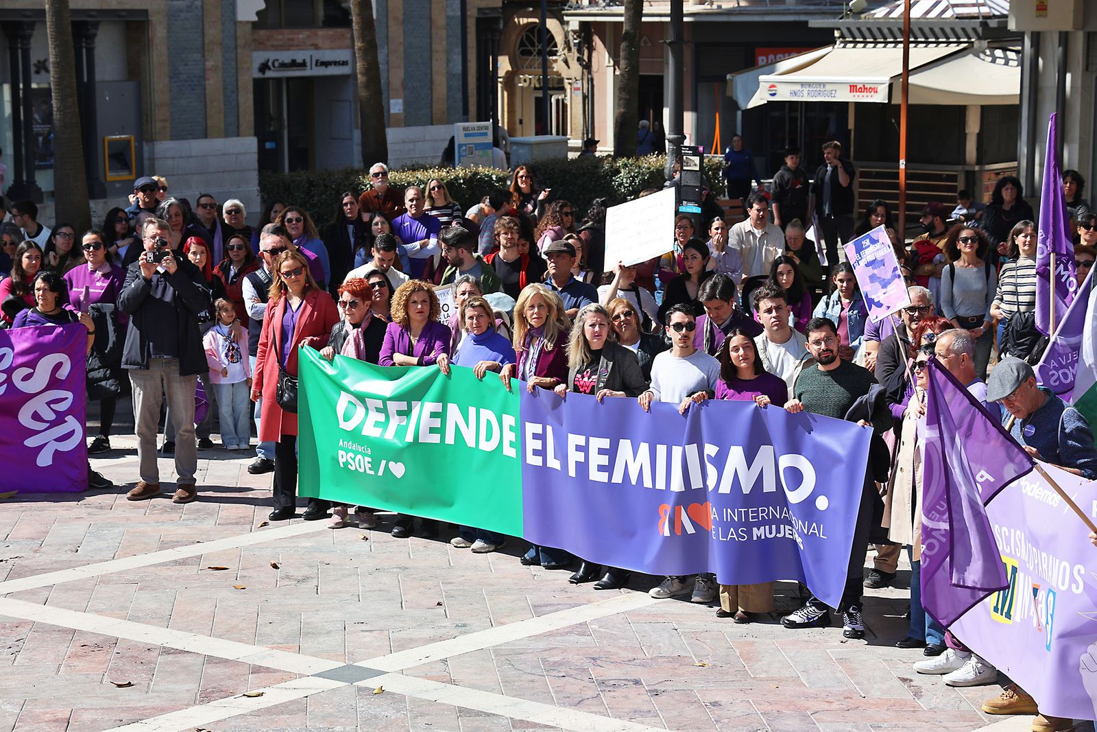 8M: Las fotografías de la manifestación del Día de la Mujer
