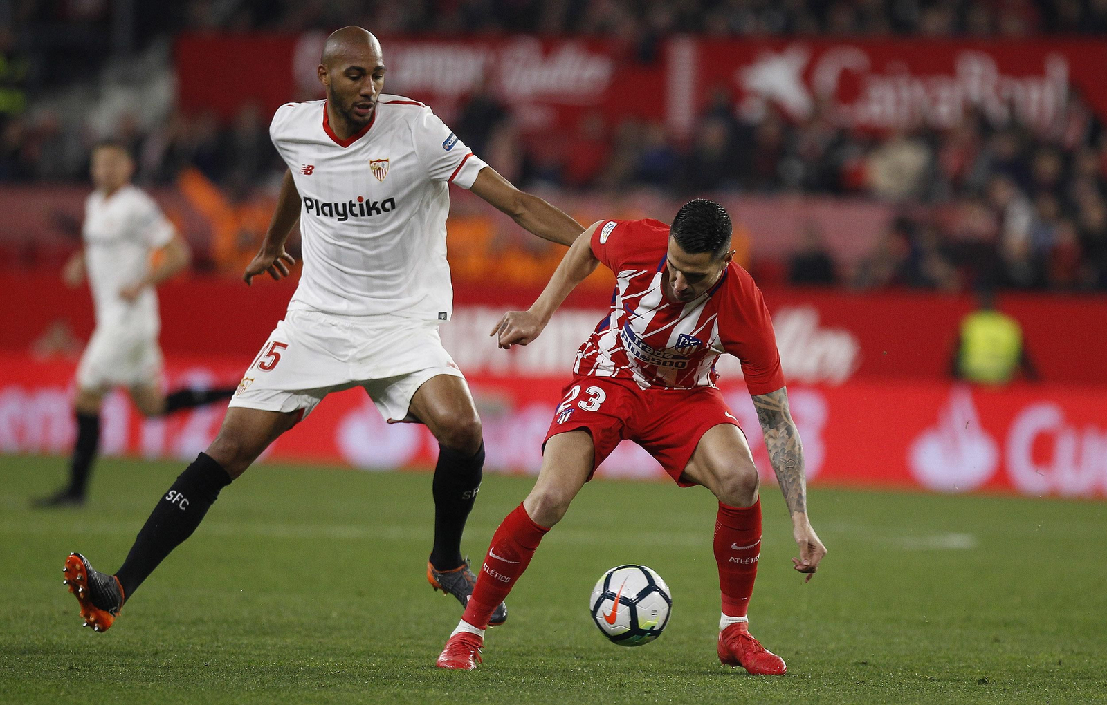 Las imágenes del Sevilla-Atlético de Madrid