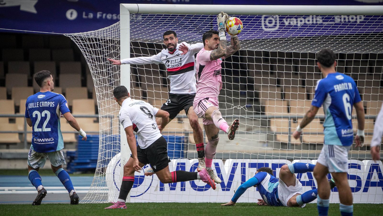 Imágenes del partido del Xerez CD - UD Melilla