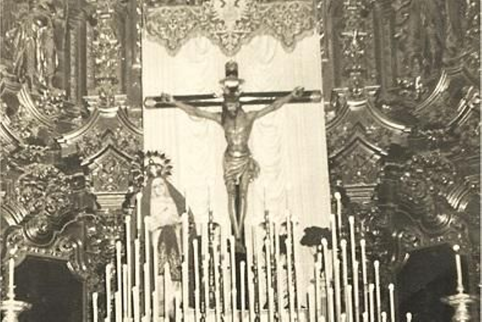 Altar de cultos de la Misericordia de 1954.