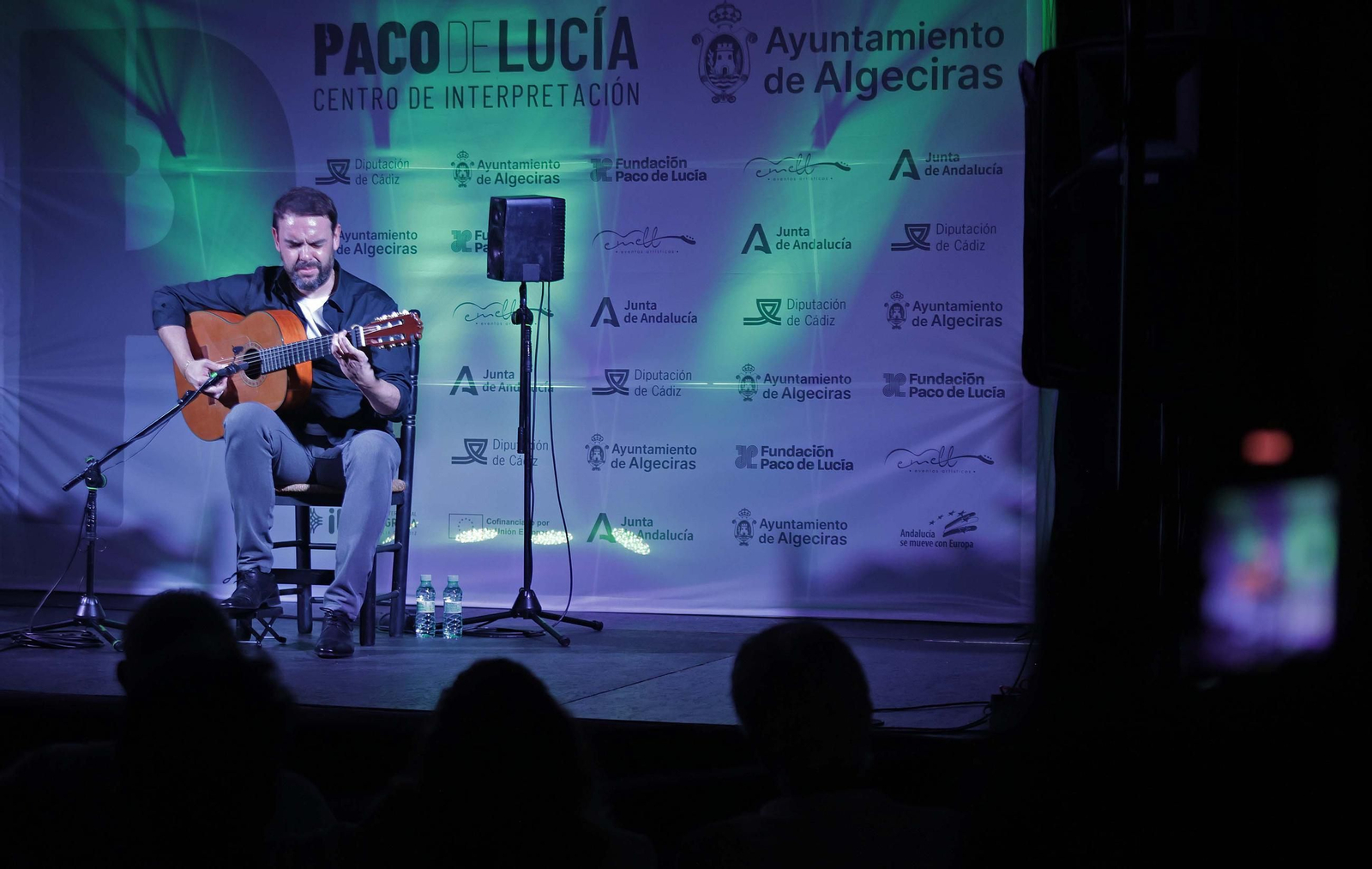 Fotos del concierto de Dani de Morón en el Centro de Interpretación 'Paco de Lucía' de Algeciras