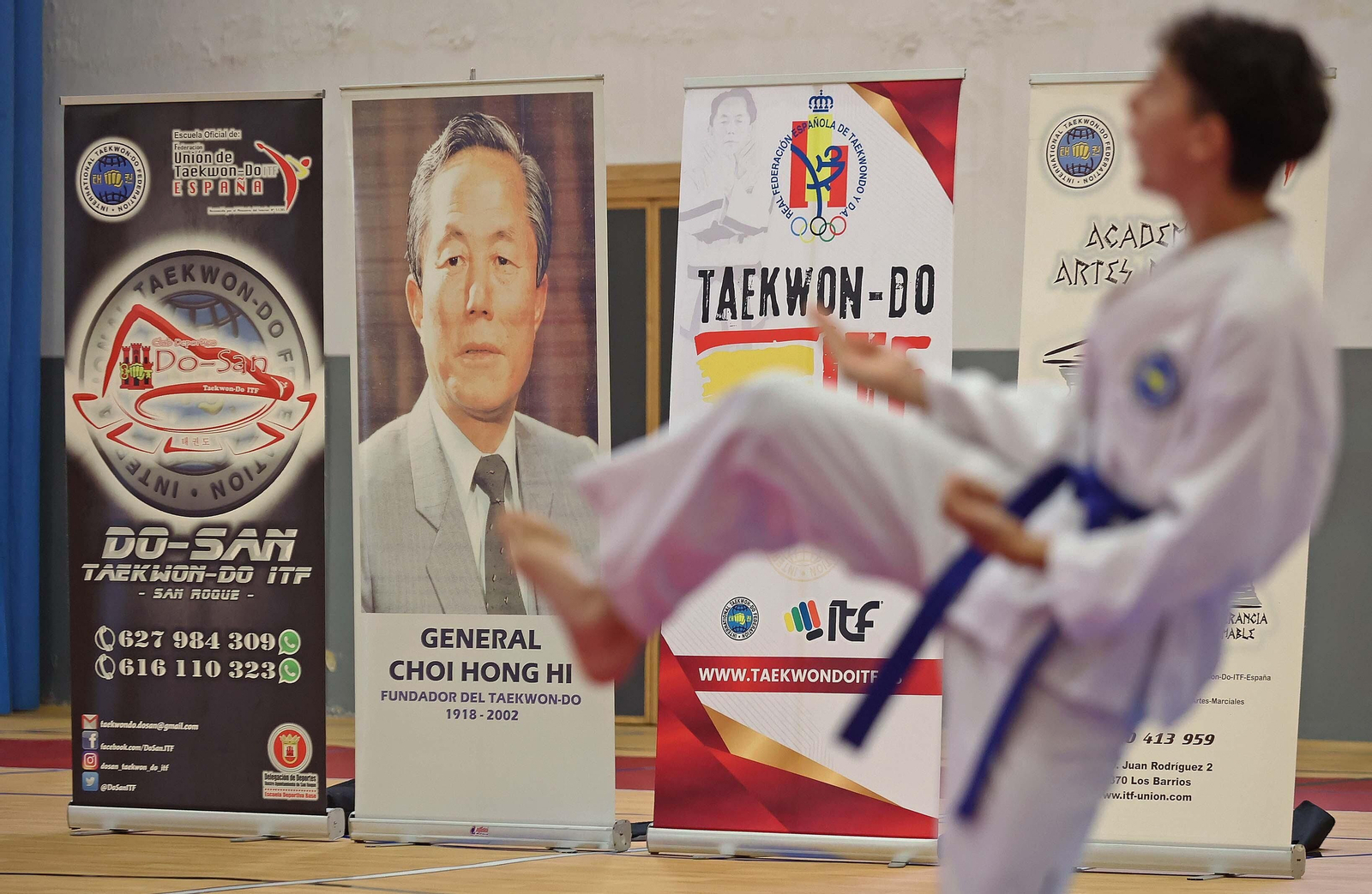 Imágenes de los exámenes de grado Taekwon - Do ITF en San Roque