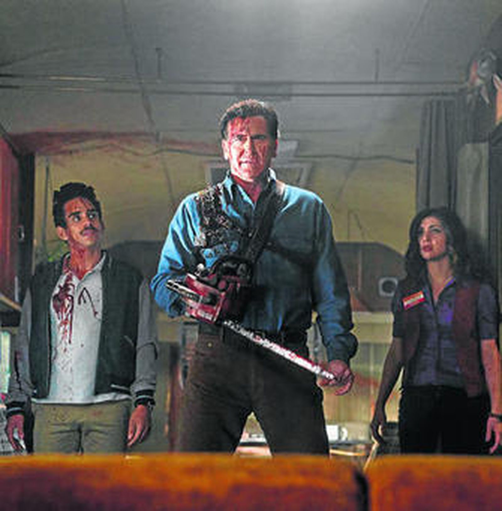 Secuencia de 'Ash vs Evil Dead', que mañana se estrena en la nueva cadena.