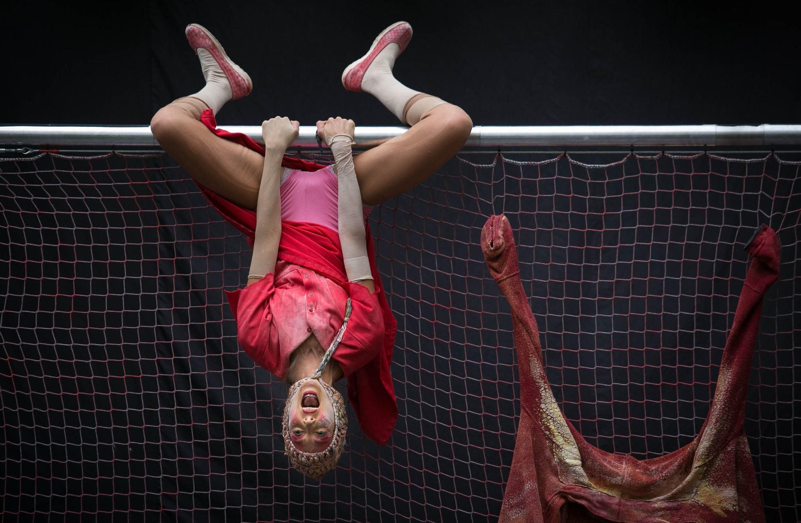 Mireia Miracle en su espectáculo 'Rojo'