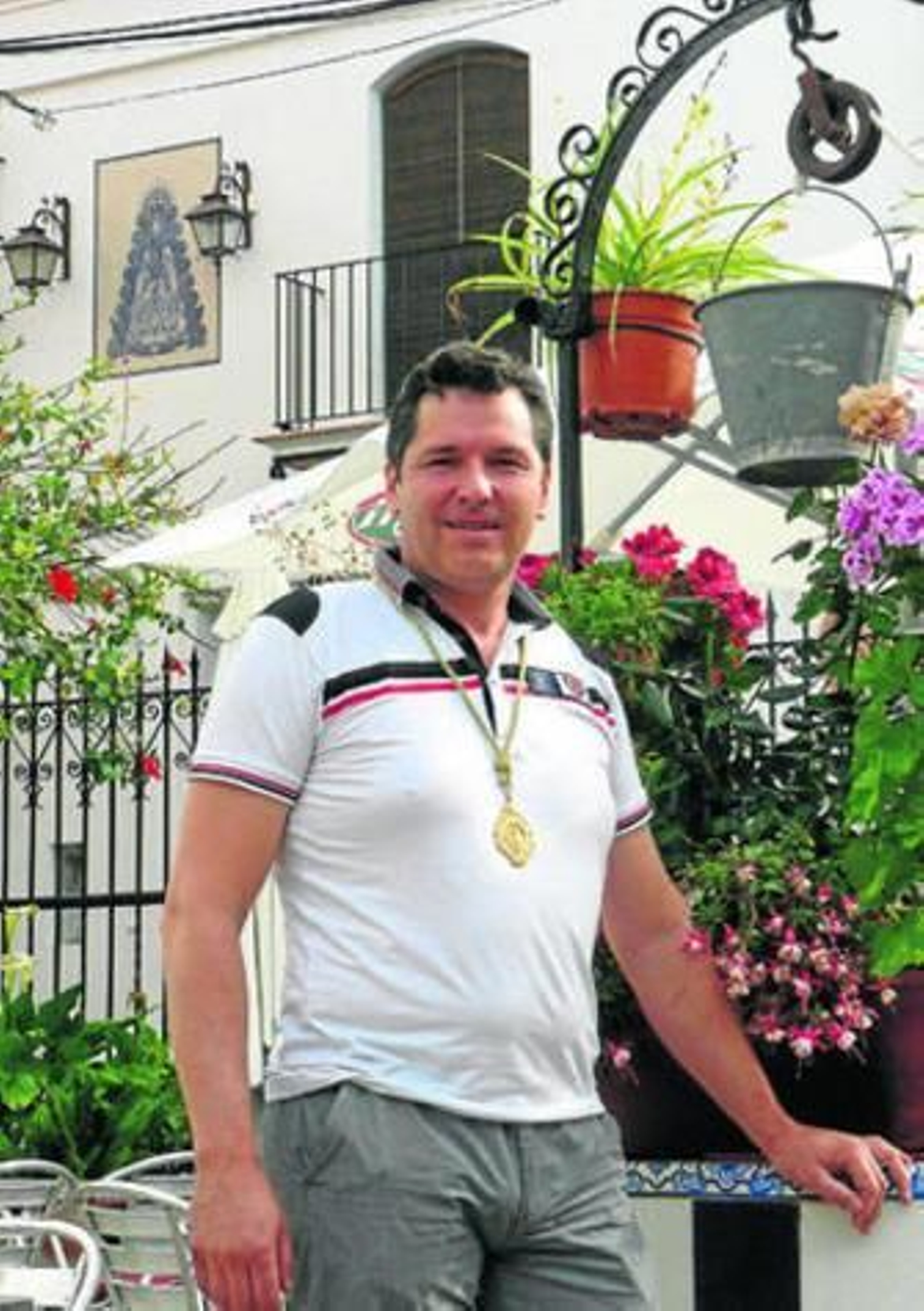 Juan Francisco Cáceres, hermano mayor de la Hermandad Matriz.