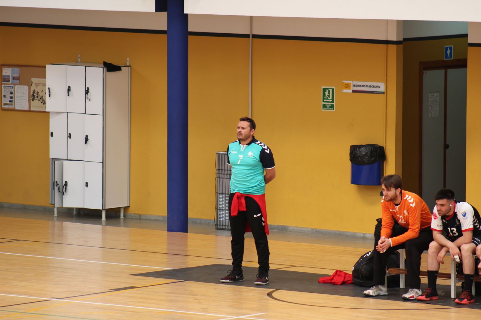 Jesús Escribano, durante un partido del Cajasur Córdoba de BM.
