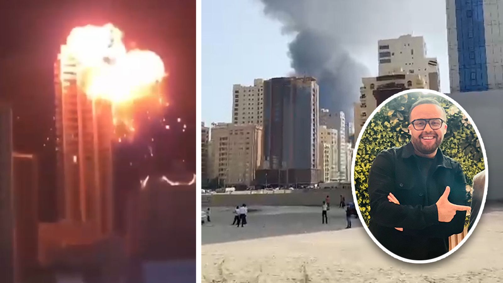 Un almeriense entre los bombardeos de Irán a Baréin