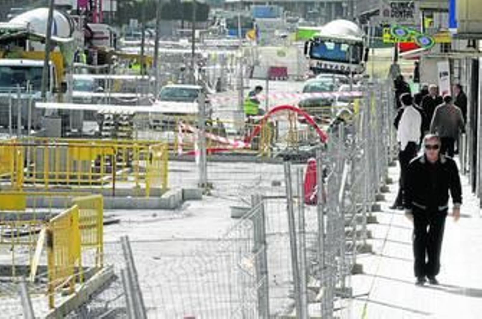 Las obras no se han movido mucho últimamente.