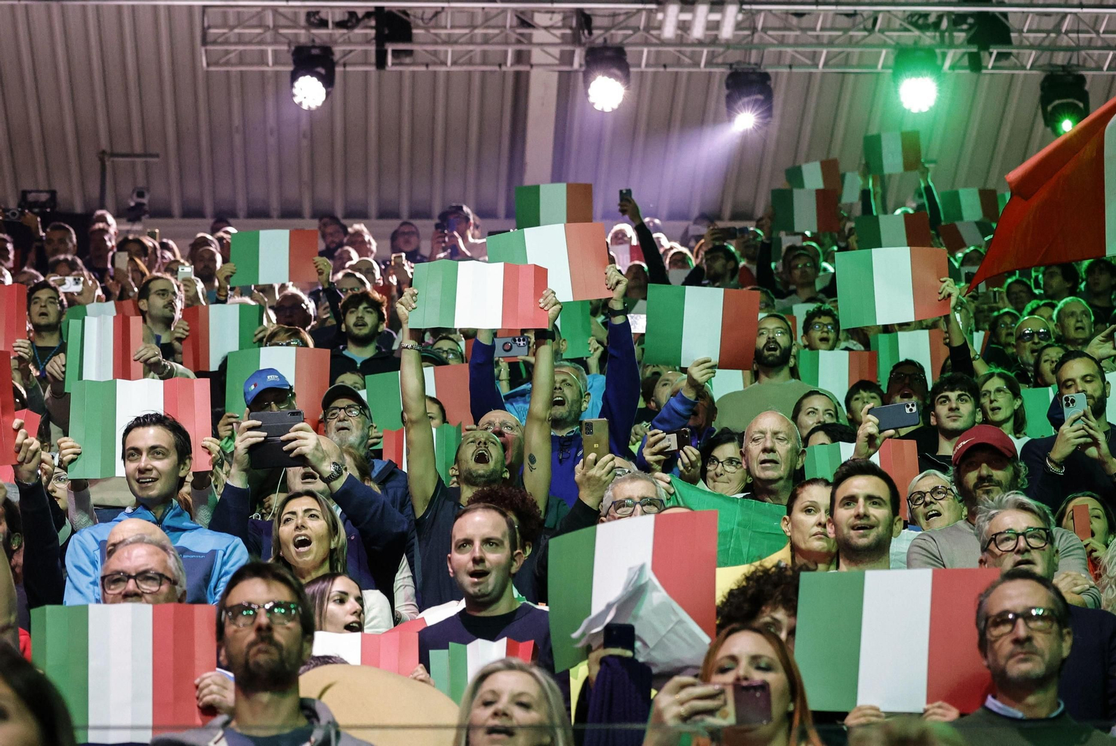 Las fotos de la final de la Copa Davis Italia-España