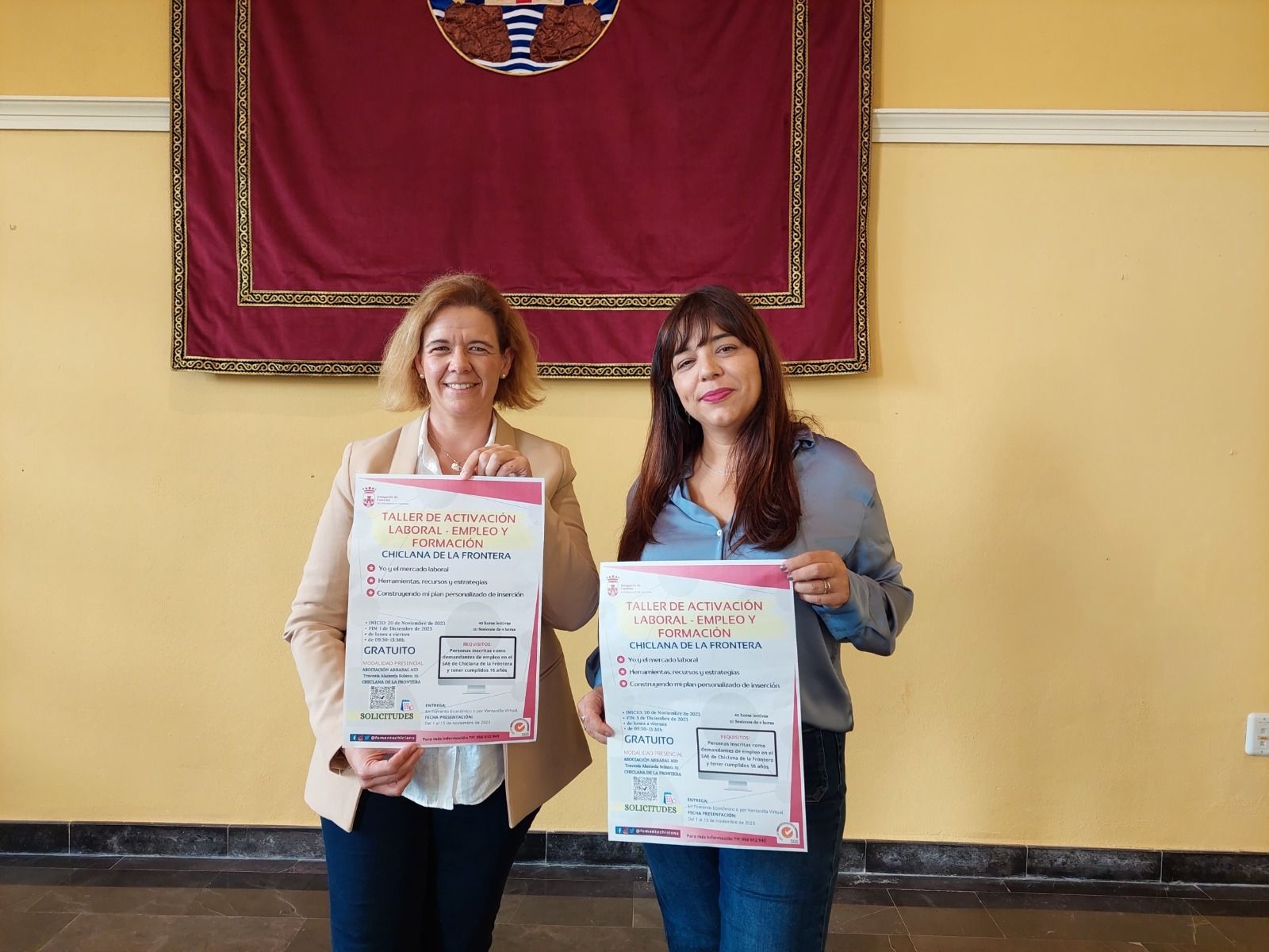 Manuela Pérez y Minerva Montañez.