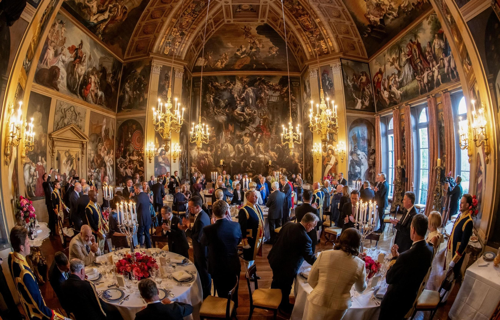 Las fotos de la cena inaugural de la cumbre de la OTAN en La Haya