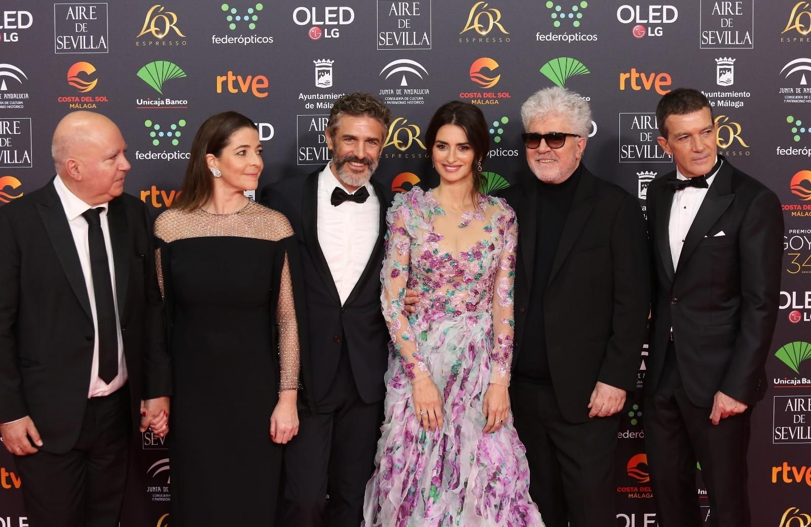La alfombra roja de los Goya 2020 en Málaga