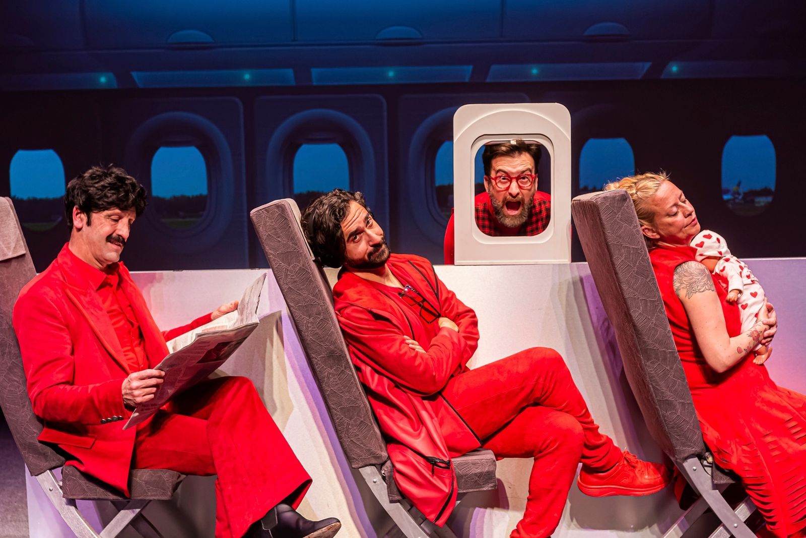 Espectáculo de la compañía de teatro Yllana.