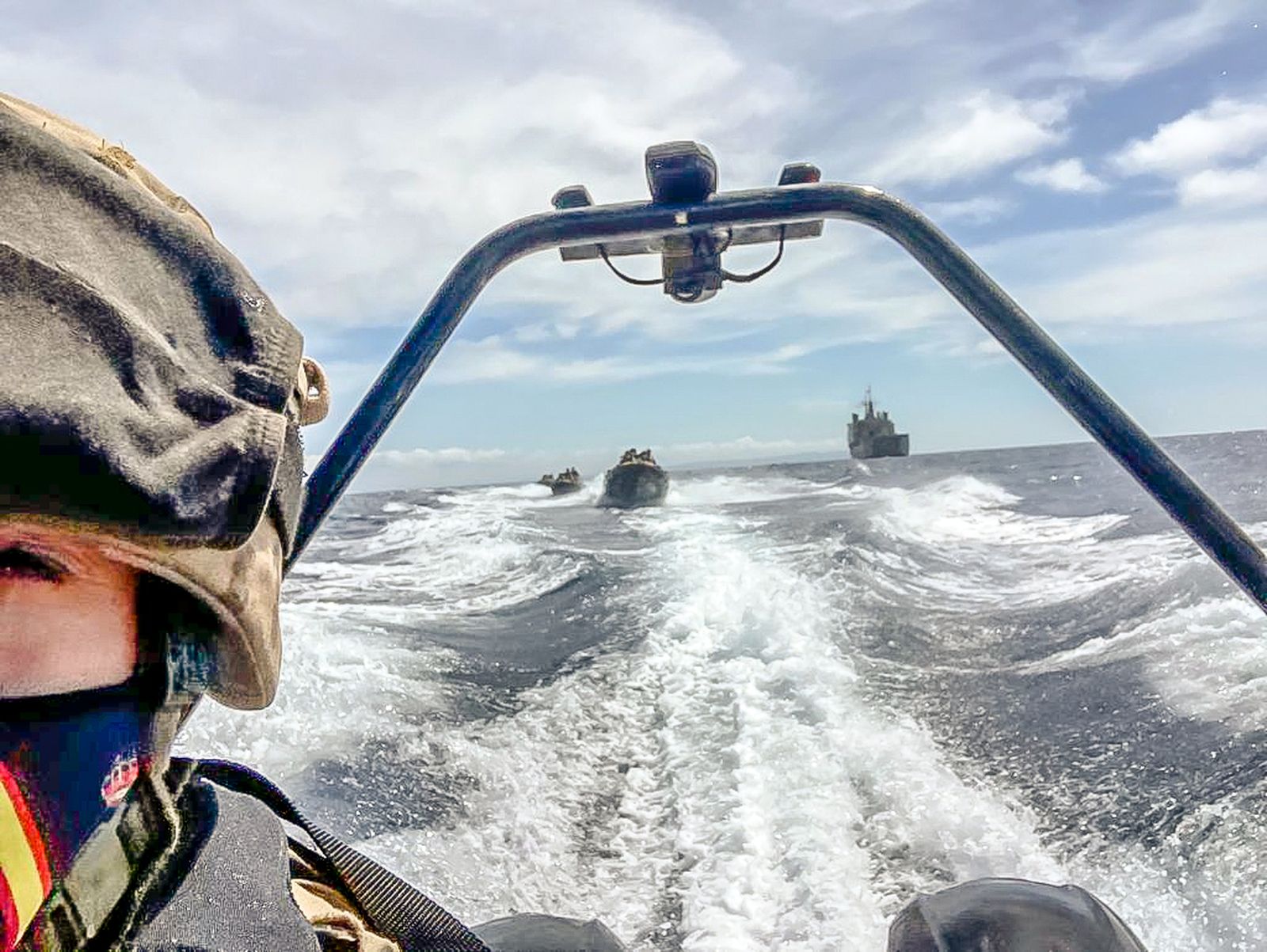 Imágenes de la Infantería de Marina en el Retín en Marfibex