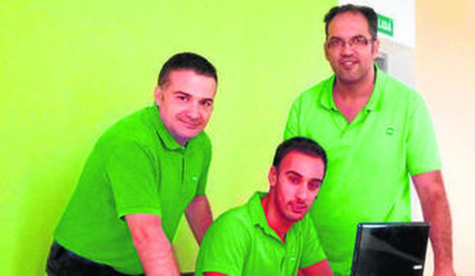 Sergio Pastor, Fran Castroviejo y Joaquín Fernández, el equipo de Meedel.