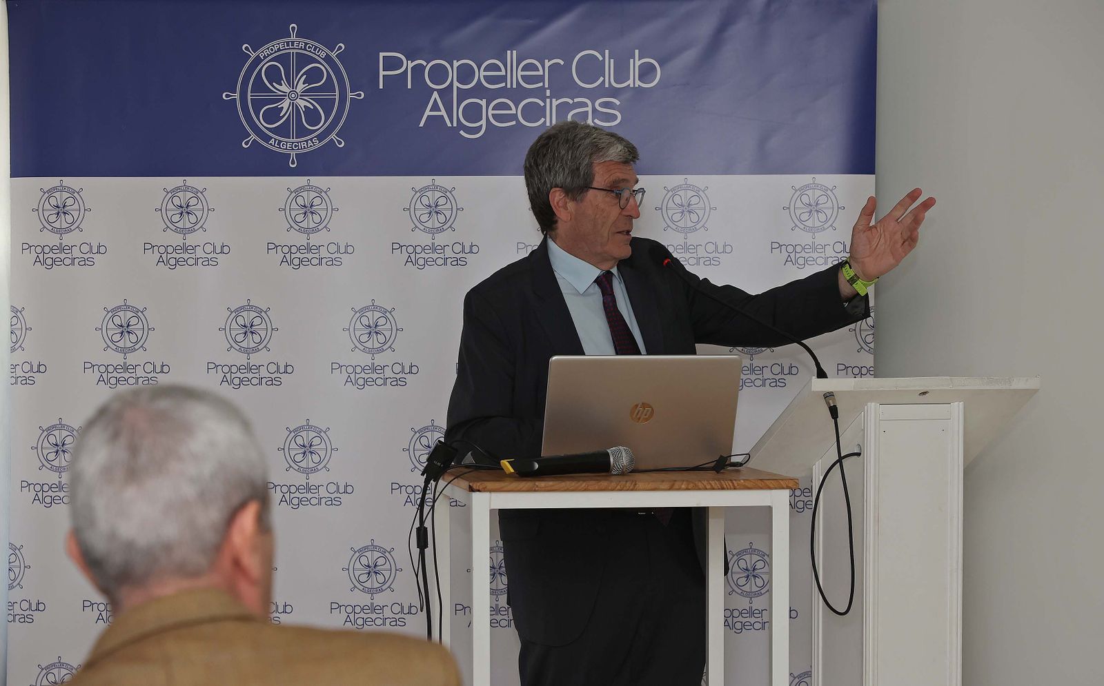 El almuerzo del Propeller Club de Algeciras con Aurelio Martínez, en imágenes