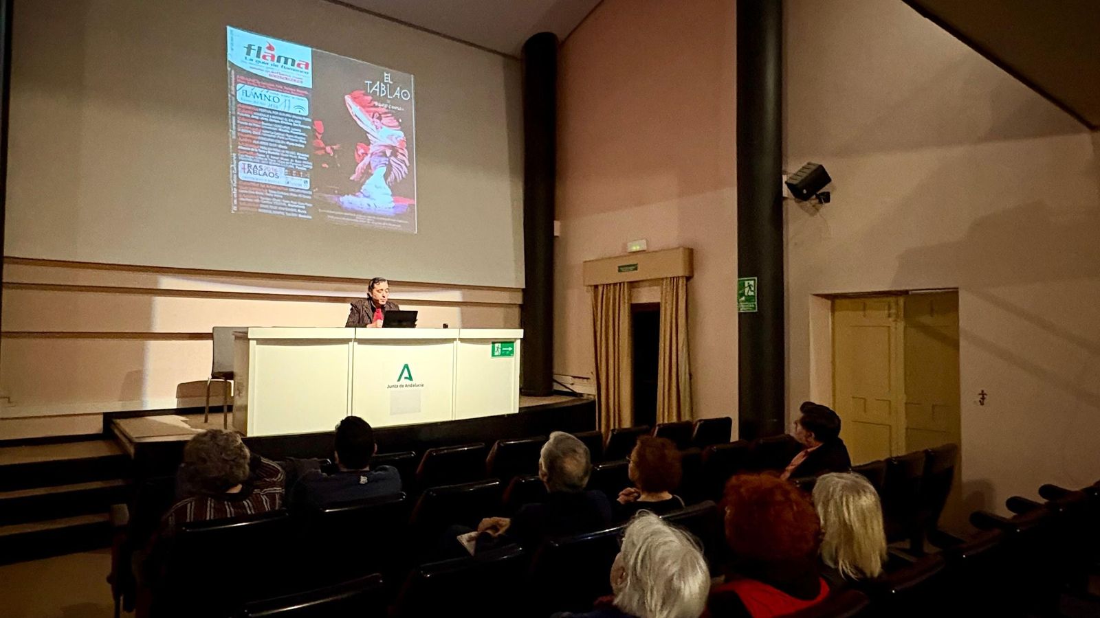 Isidoro Cascajo, durante la presentación del estudio, este viernes, en CADF de Jerez.