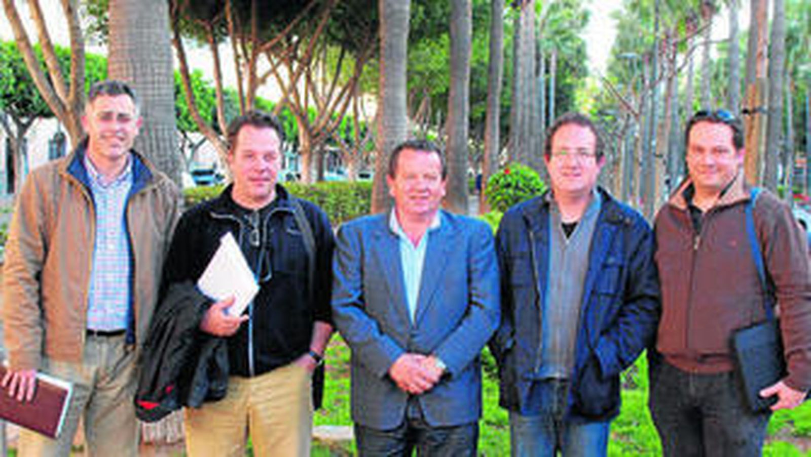 Antonio M. Pascual, Jorge Capulino-Lanuza, Antonio R. Salas, Andrés García Ibáñez y Juan Manuel Martín.