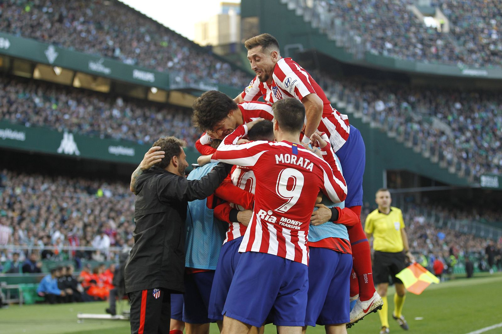 Las imágenes del Betis-atlético de Madrid