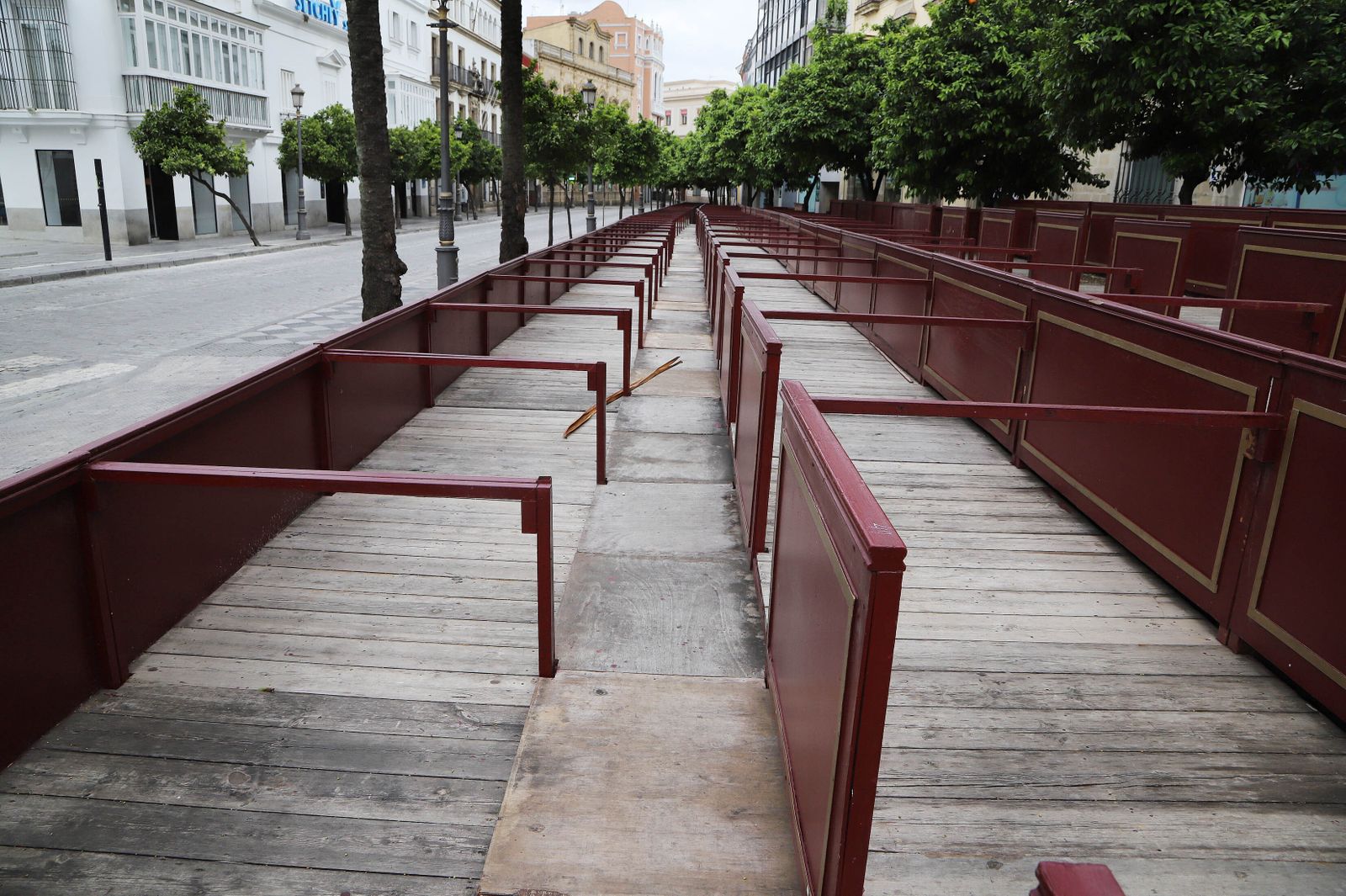 Coronavirus, imágenes del Domingo de Ramos en Jerez