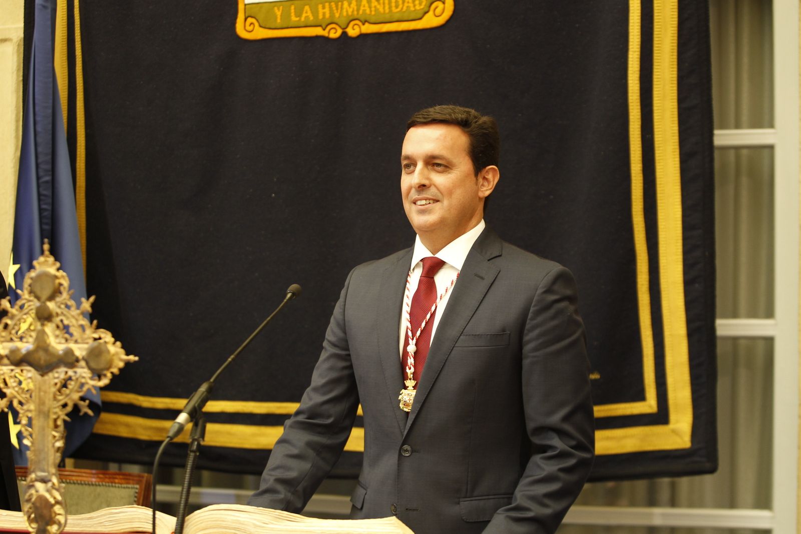 Pleno investidura Presidente Diputación de Almería. Javier Aureliano García