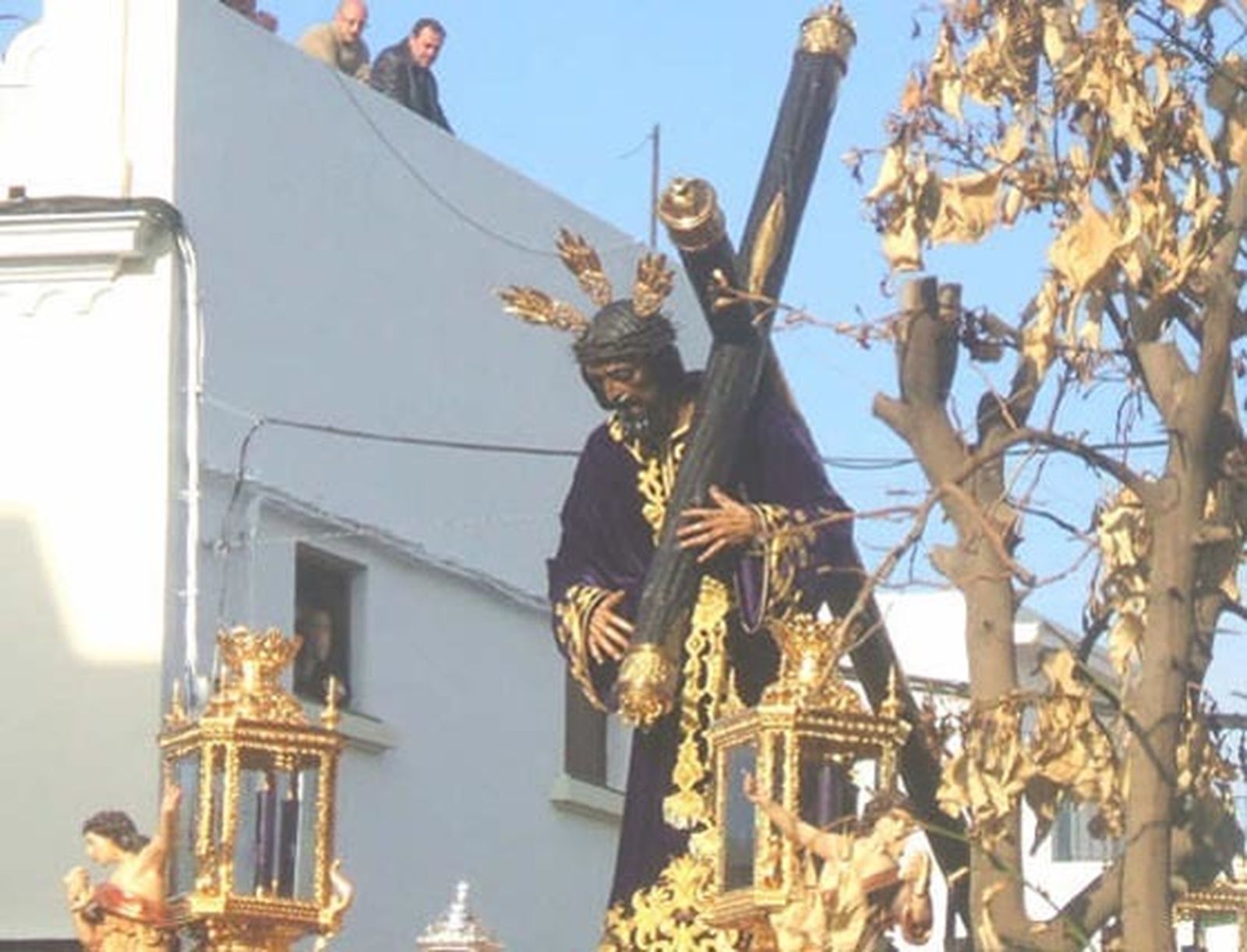 El Nazareno de La Algaba amanecerá en la Plaza