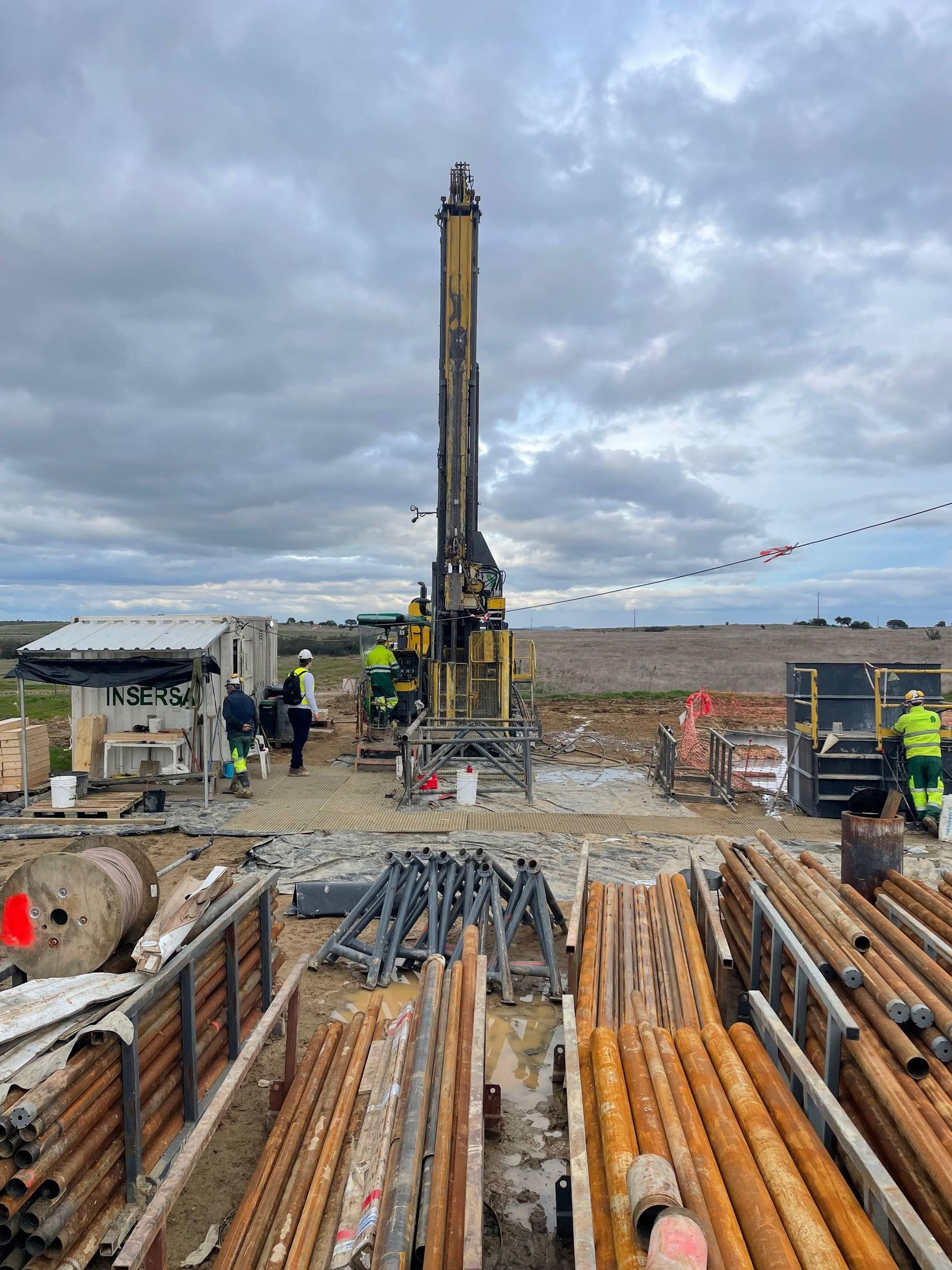 Sondeo histórico en mina de Neves-Corvo.