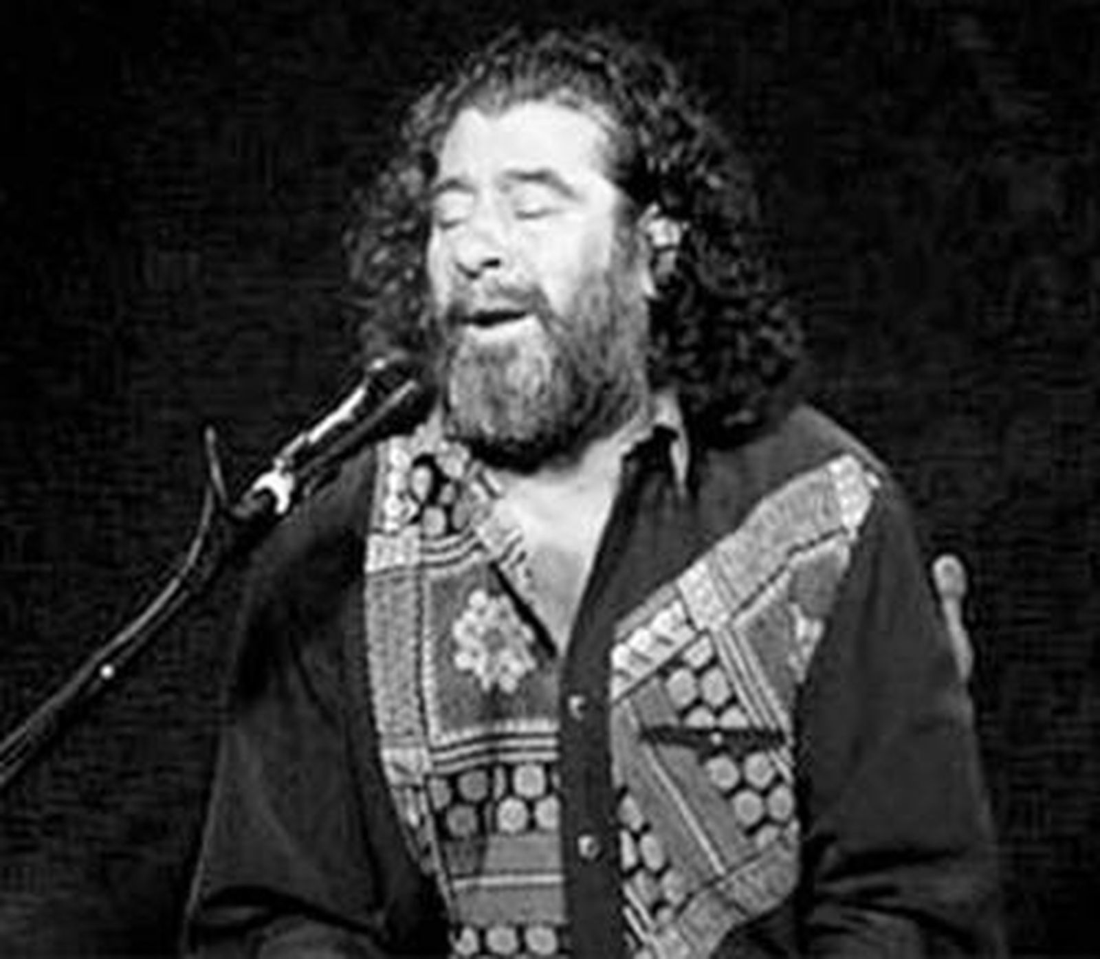 El cantaor, durante una de sus actuaciones.