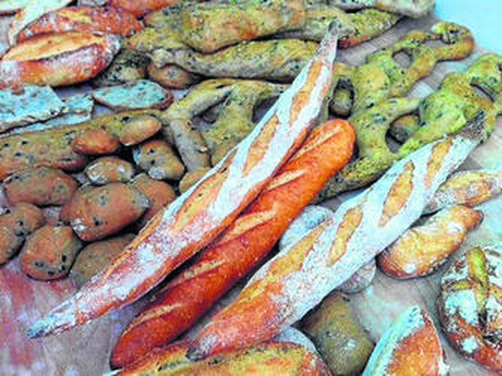 Algunas de las piezas del taller de Xabier Barriga.