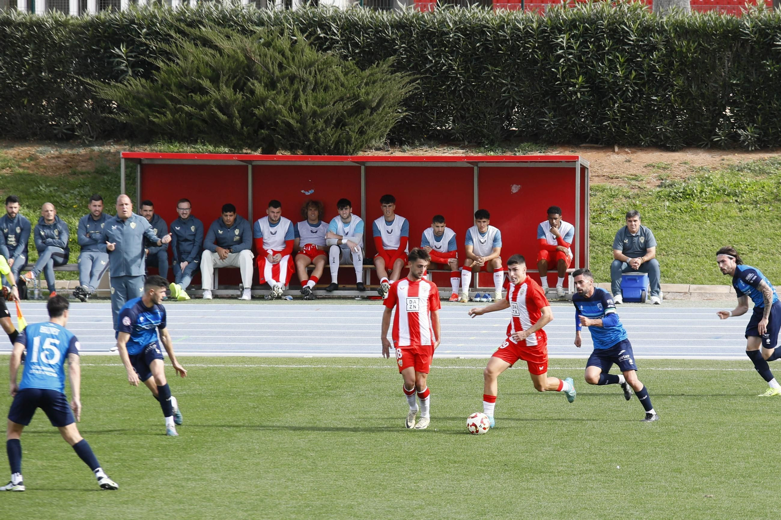 Imágenes del partido entre Almeria B contra Villanovense de segunda RFEF