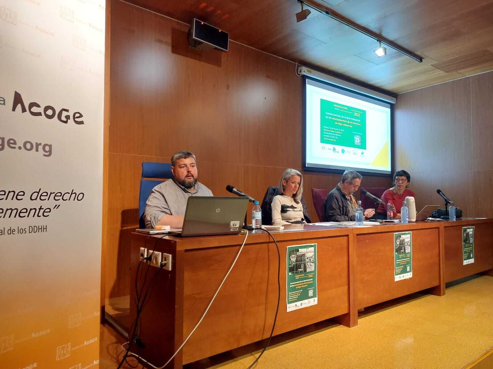 El informe de Andalucía Acoge fue presentado ayer en la Universidad de Almería