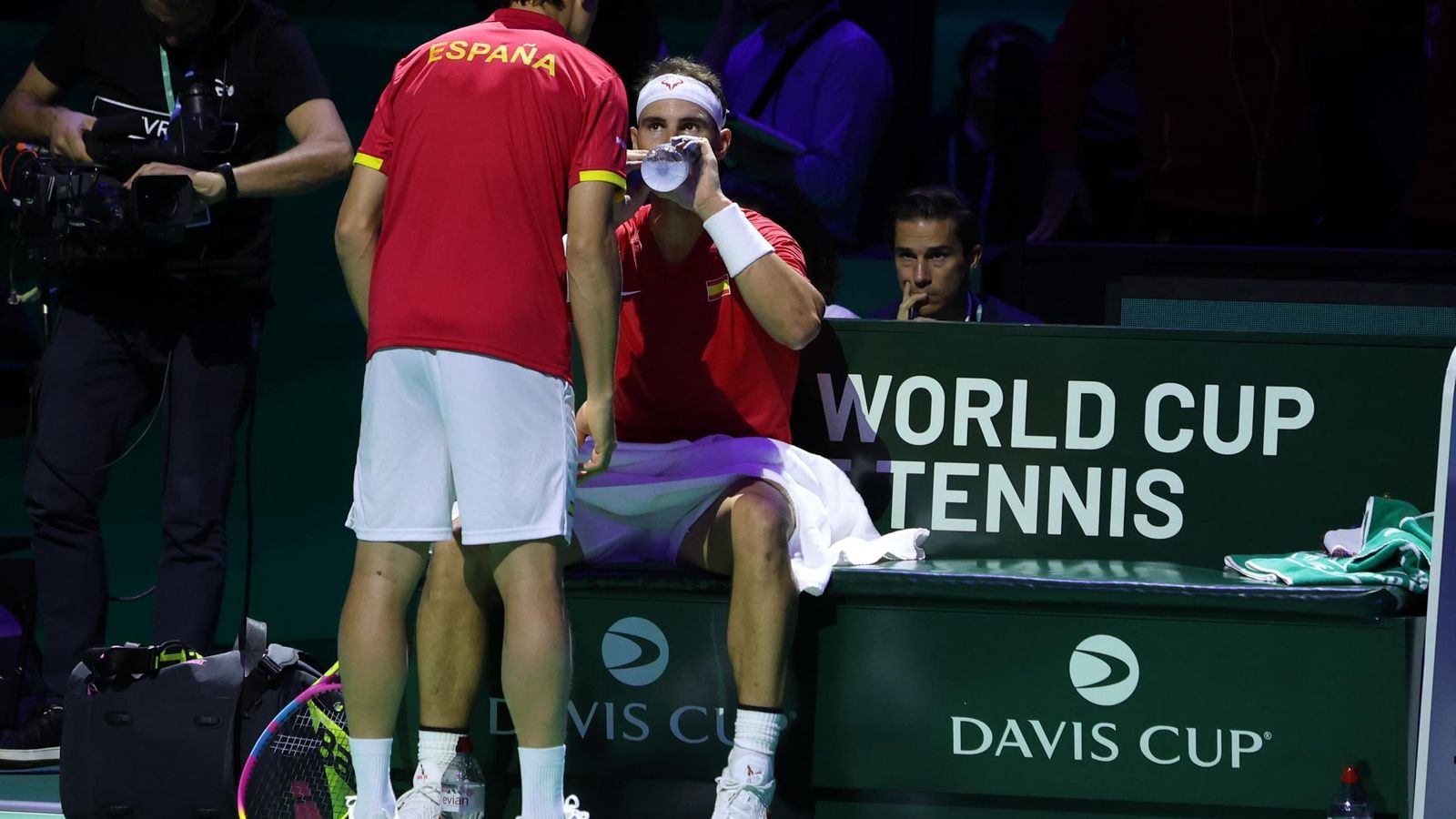 Las fotos del Rafa Nadal-Van de Zandschulp de la Copa Davis en Málaga
