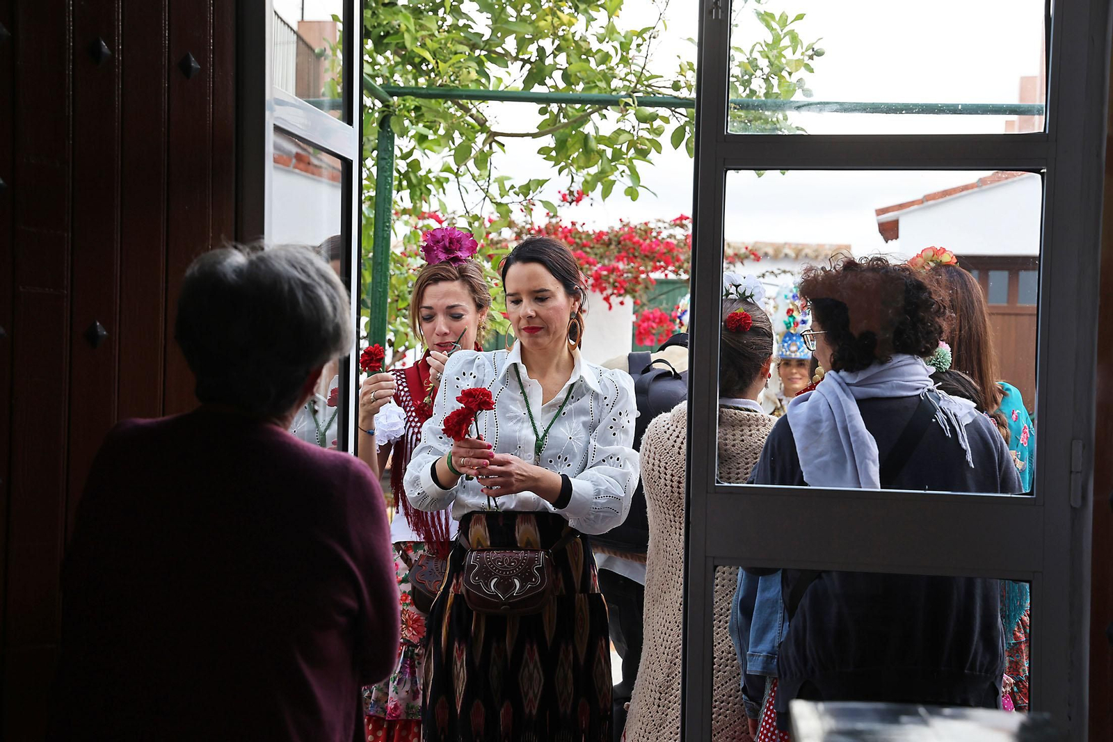 Las imágenes de la romería de San Benito Abad en el Cerro del Andévalo de Huelva