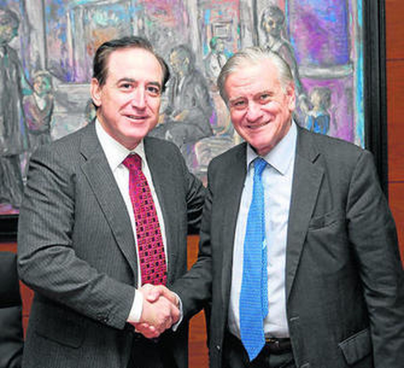 Antonio Huertas y Valentín Fuster.