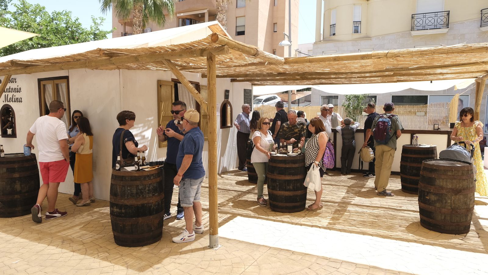 Imágenes de la recreación histórica Canteros y Caciques de Macael