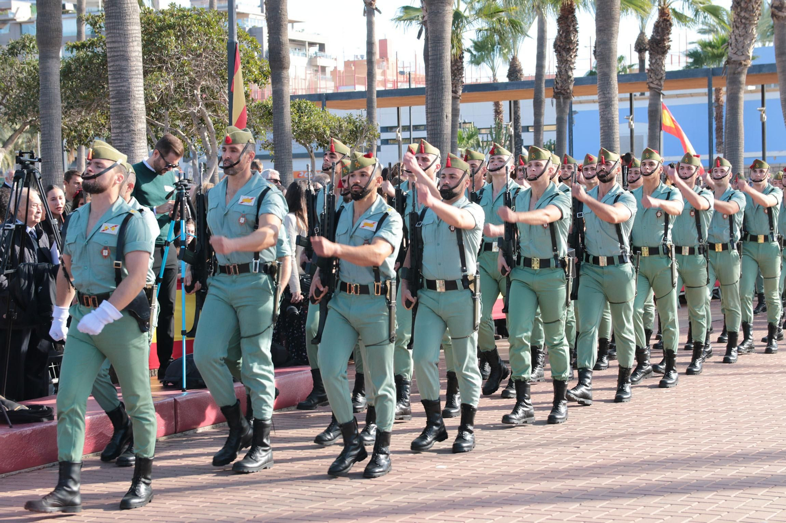 Jura de bandera civil en Las Almadrabillas