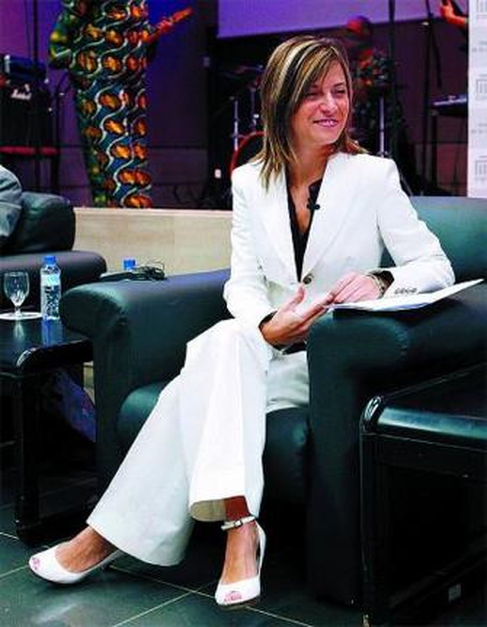 La ministra de Igualdad, Bibiana Aído, durante el acto.