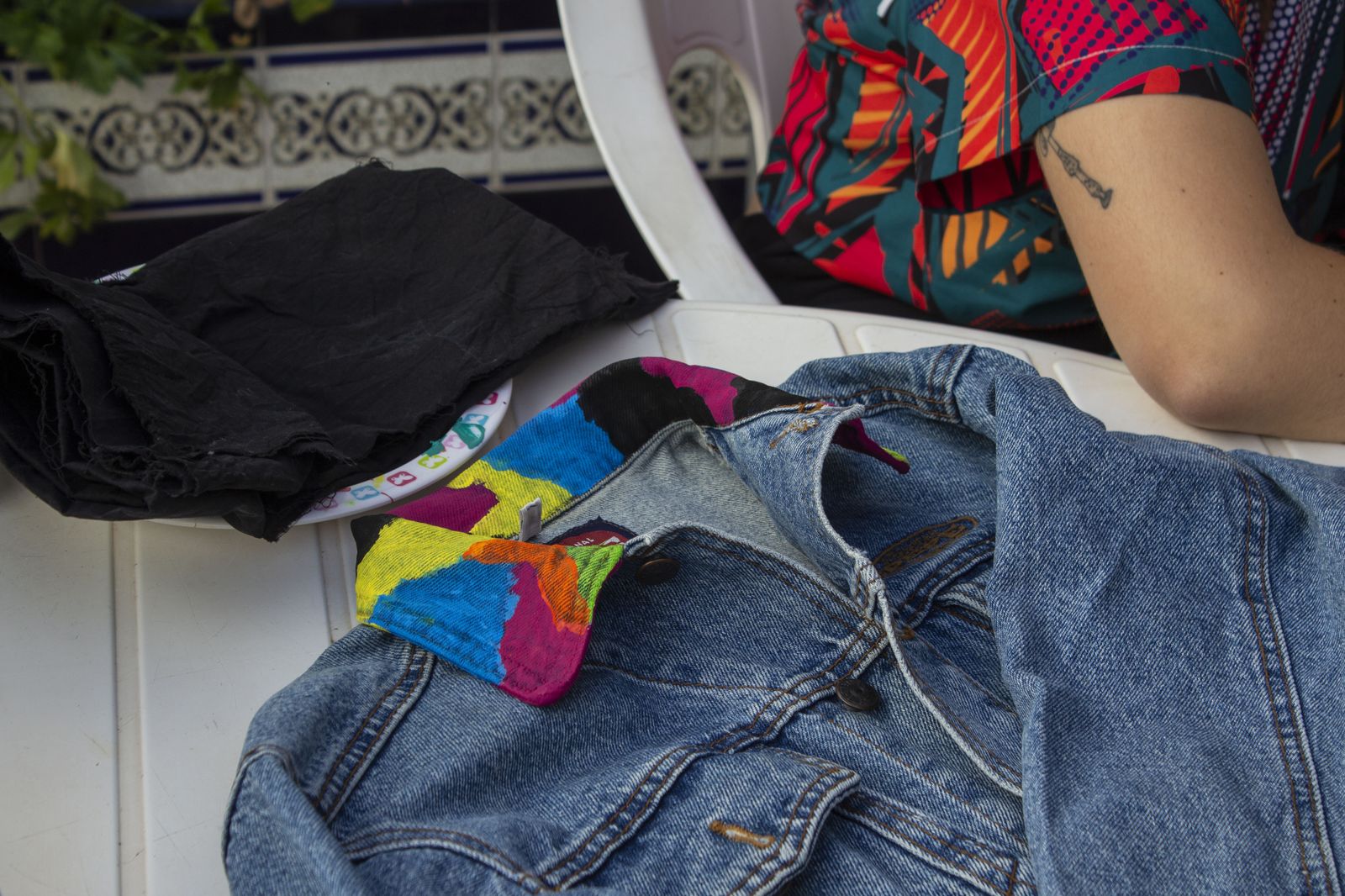 Fotos de la entrevista y de los diseños DellaWendi