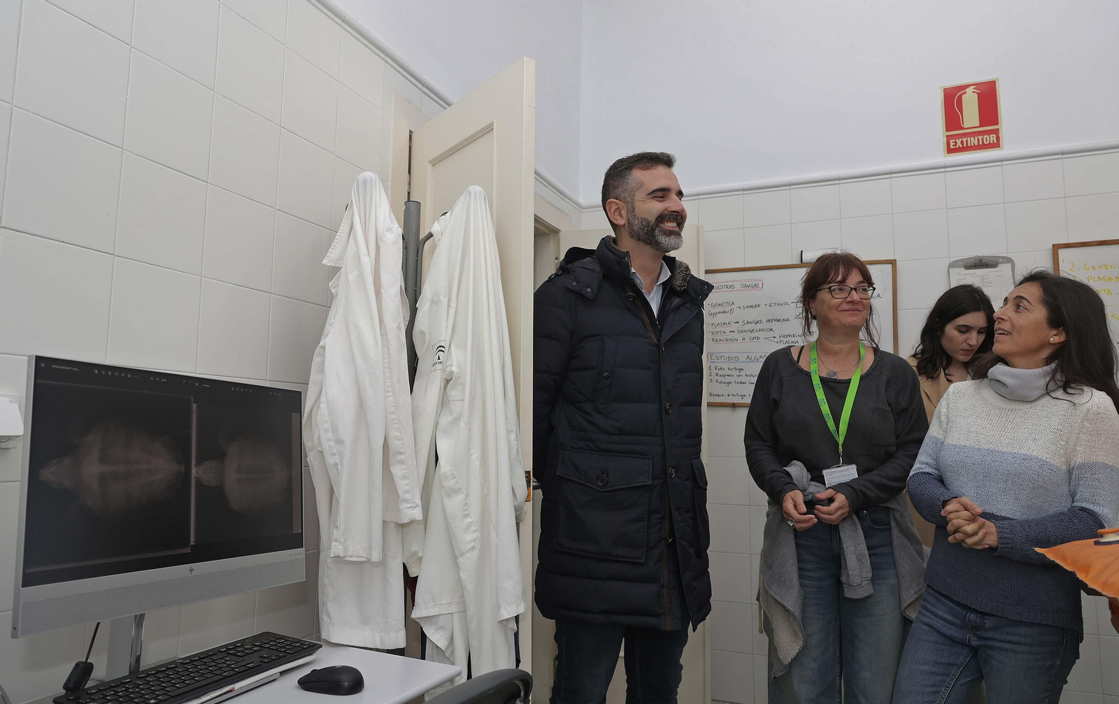 La visita de Ramón Fernández Pacheco al Cegma de Algeciras, en imágenes