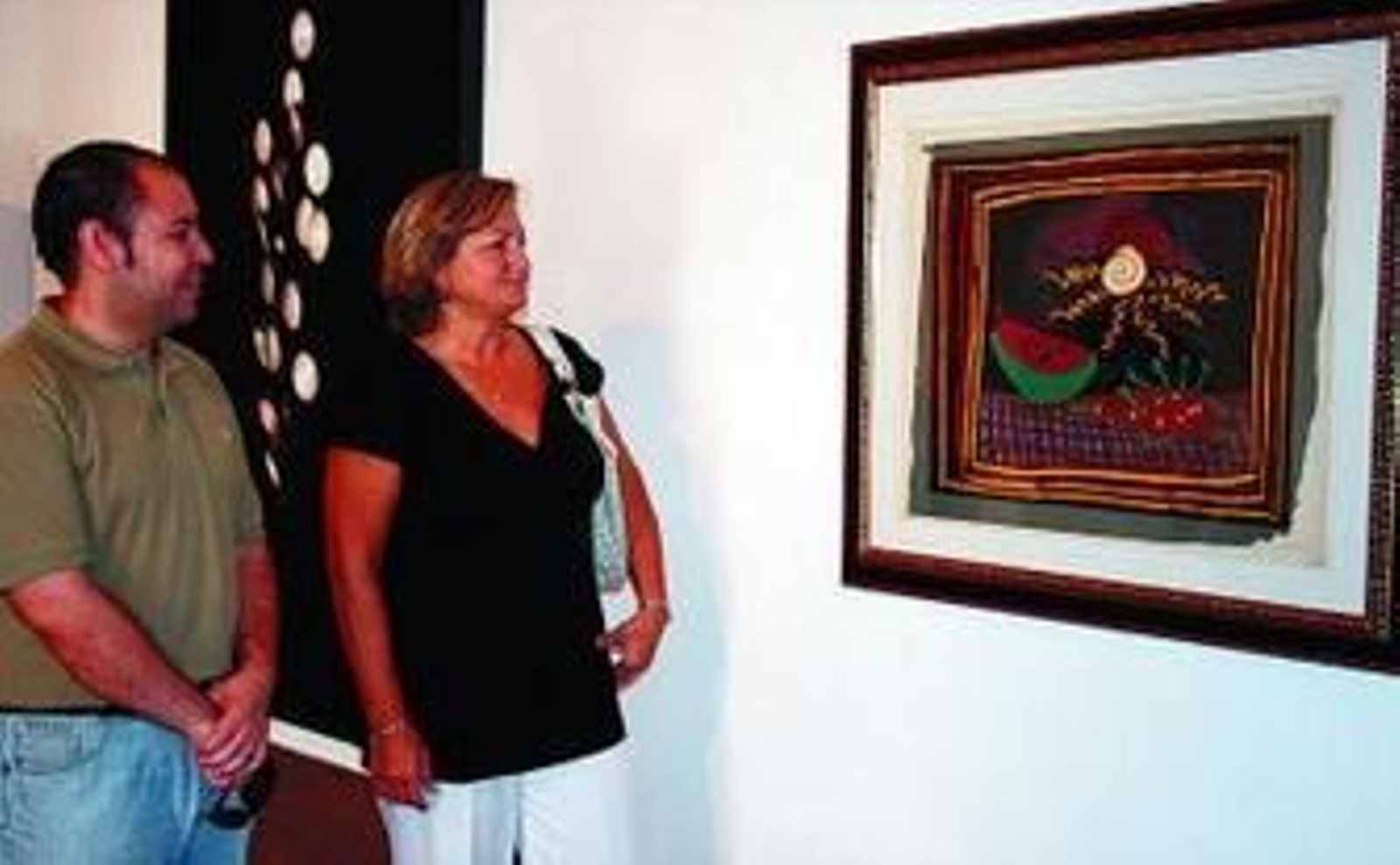 Una de las obras de Picasso que se exhiben en Antequera.