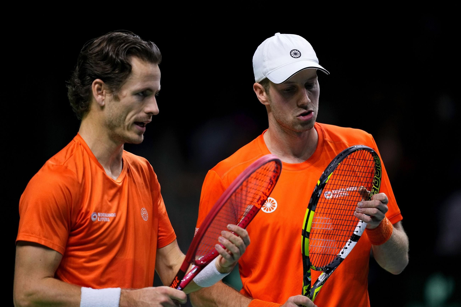 Las fotos de la derrota de España en el dobles ante Países Bajos