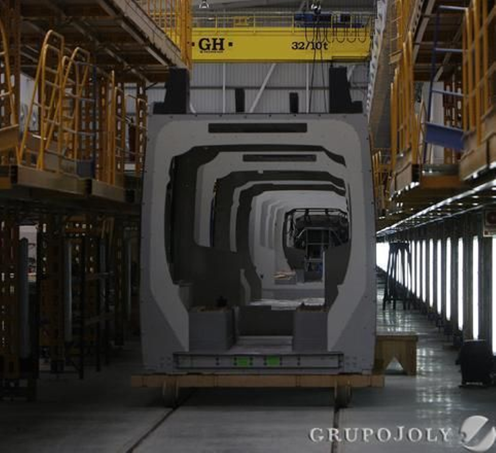 Fábrica de tranvías CAF en Linares (Jaén).

Foto: José Ángel García