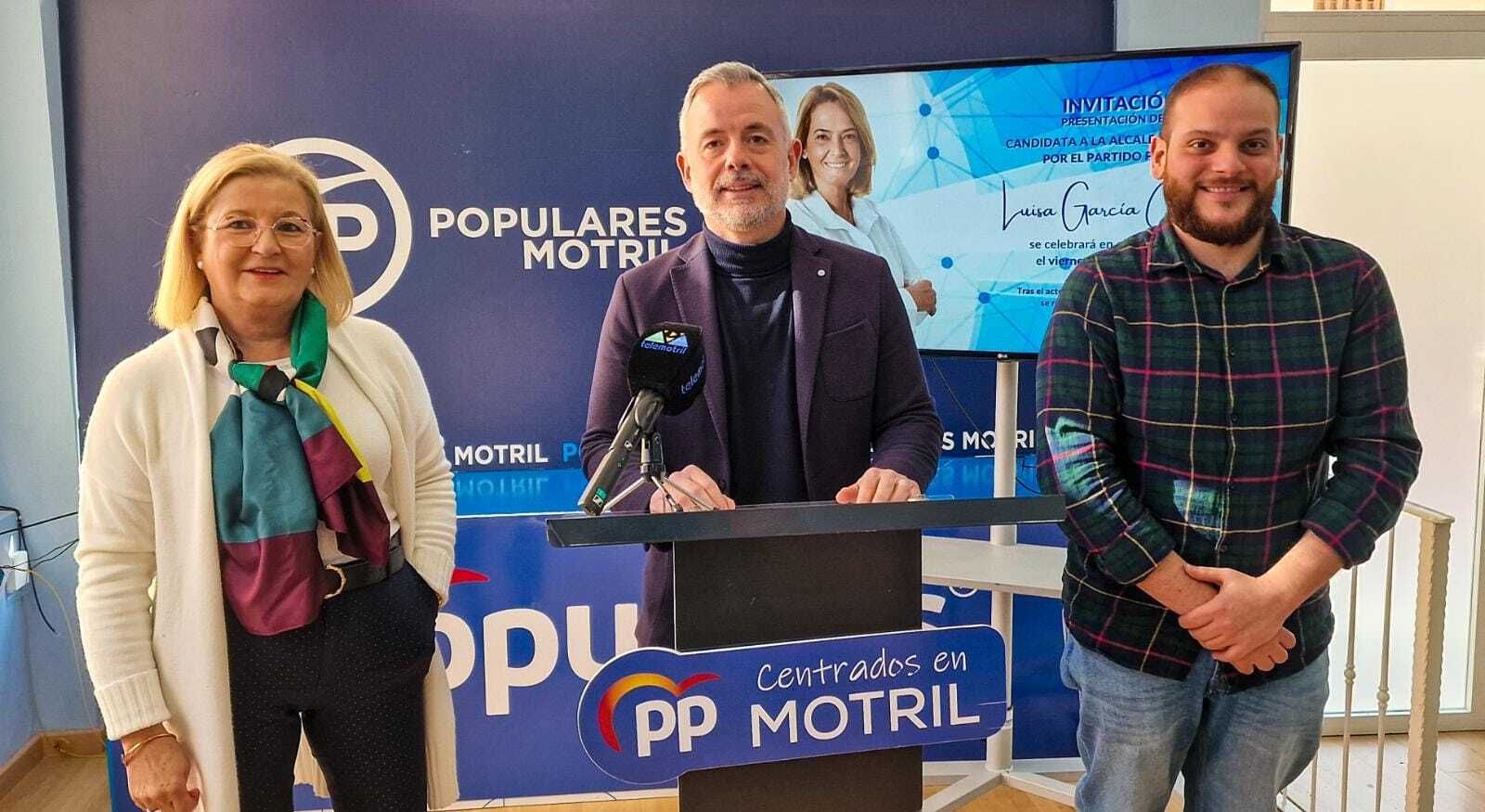 El PP de Motril presenta a Luisa García Chamorro como candidata  a la alcaldía