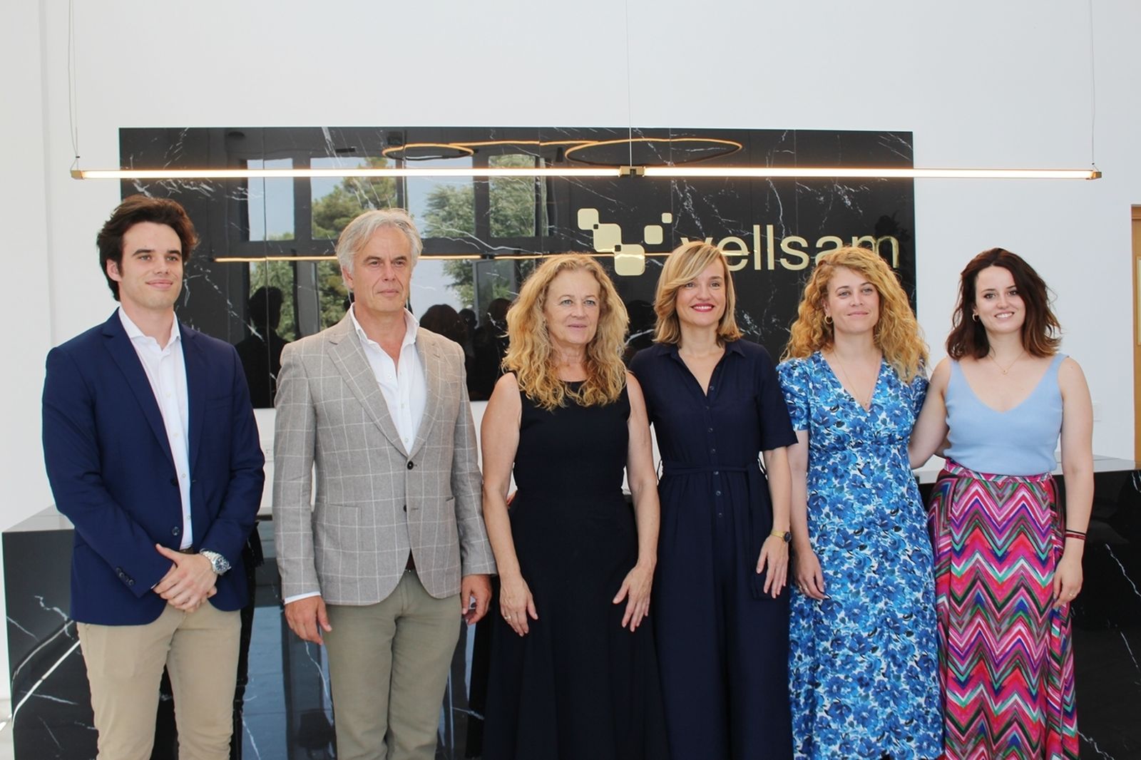 Visita de Pilar Alegría, ministra de Educación a las instalaciones de Vellsam.