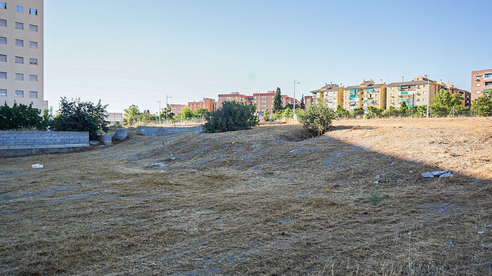 Parcelas frente al gimnasio WE, donde se permitirán nuevas construcciones de alturas elevadas